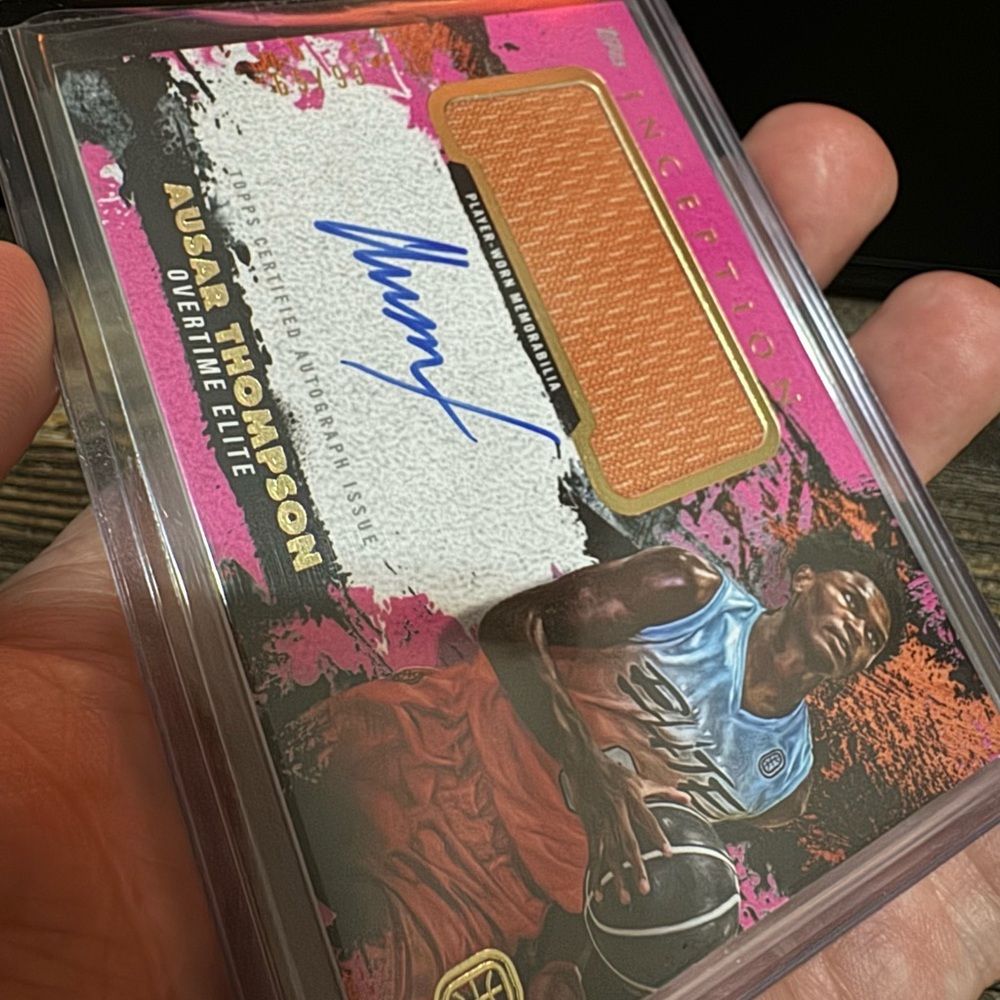 Ausar Thompson Auto Patch #’d RC
